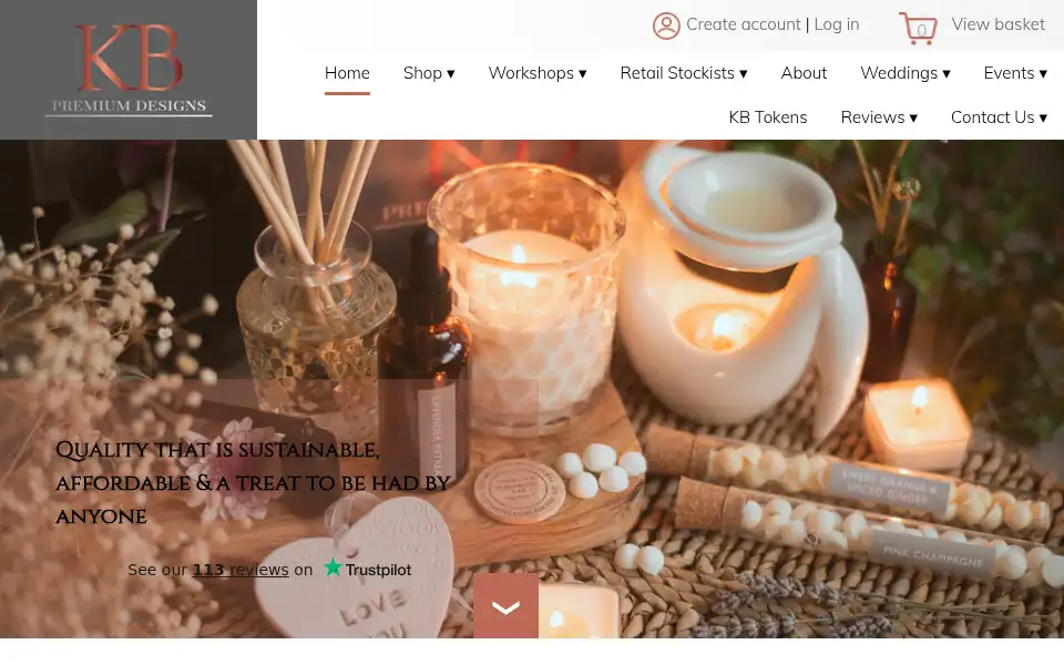 Screenshot of kbpremiumdesigns.co.uk