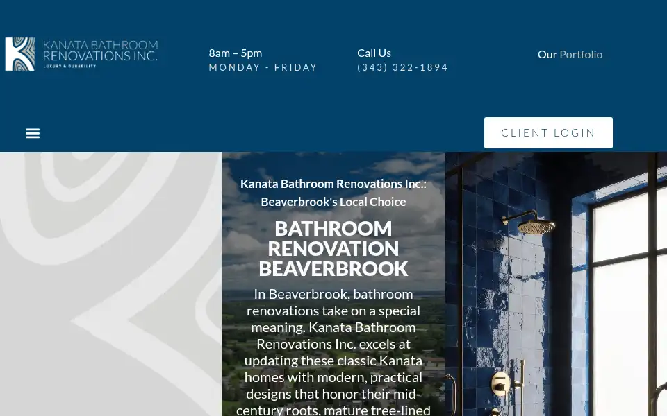 Screenshot of kbrenovations.ca