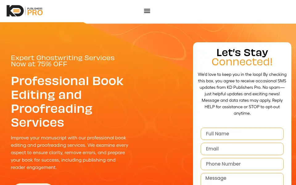 Screenshot of kdpublisherspro.com