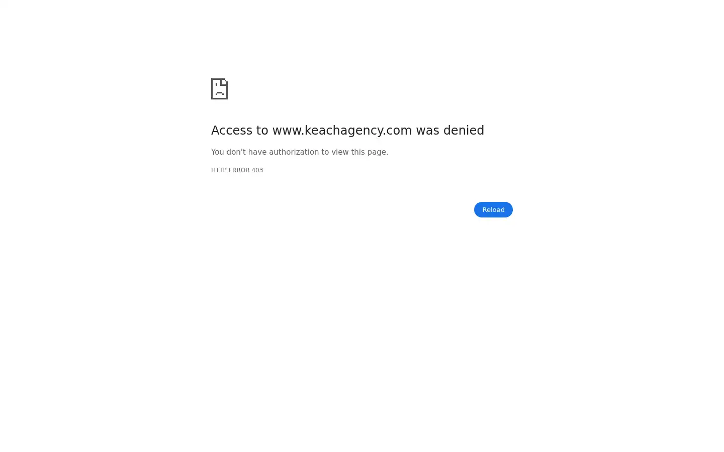 Screenshot of keachagency.com