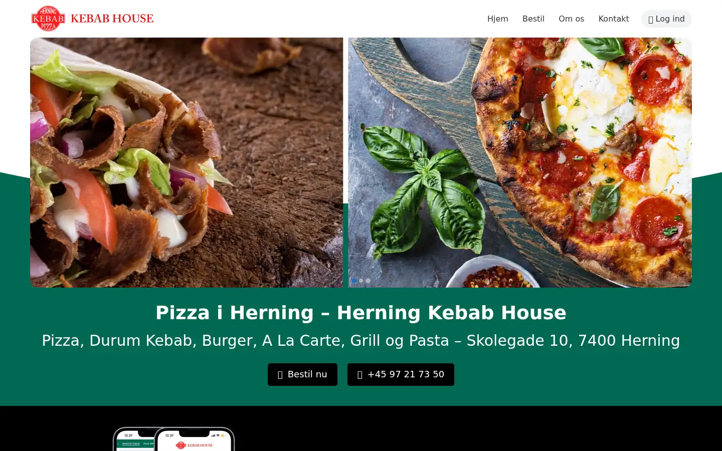Screenshot of kebabhouse.dk