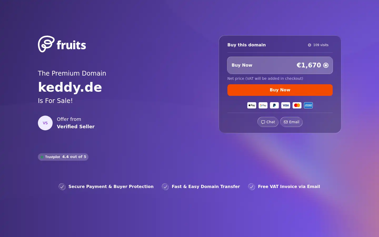 Screenshot of keddy.de