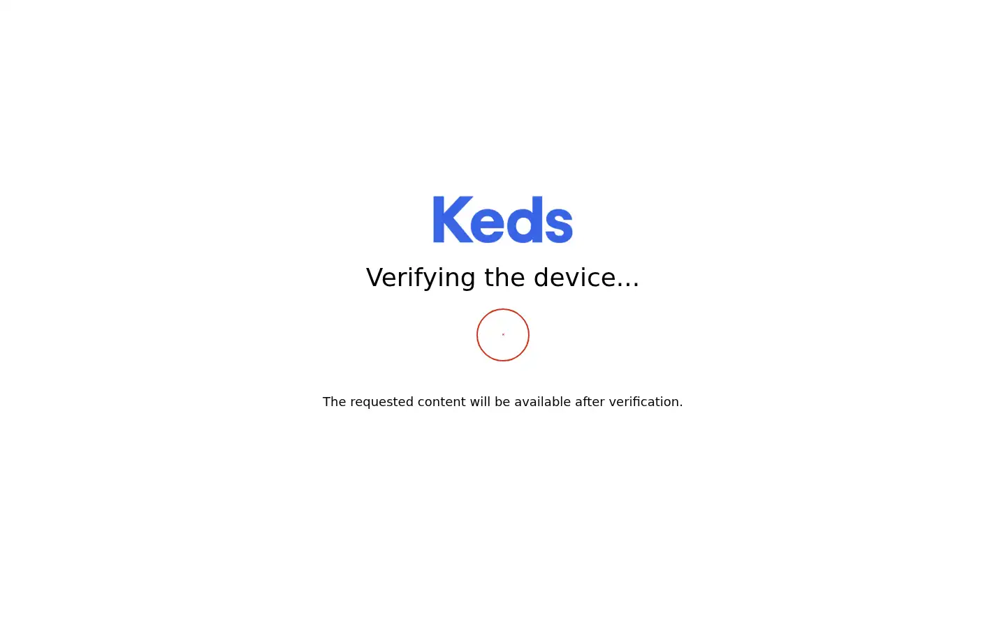 Screenshot of keds.com