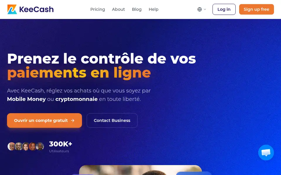 Screenshot of keecash.com