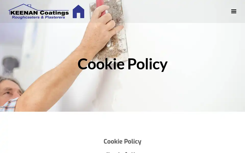 Screenshot of keenancoatings.co.uk