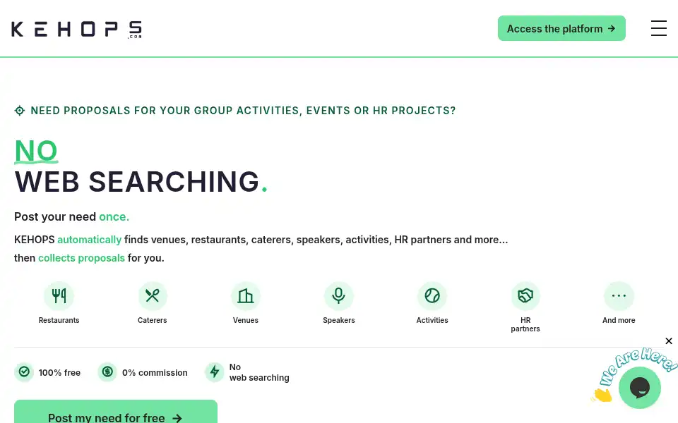 Screenshot of kehops.com