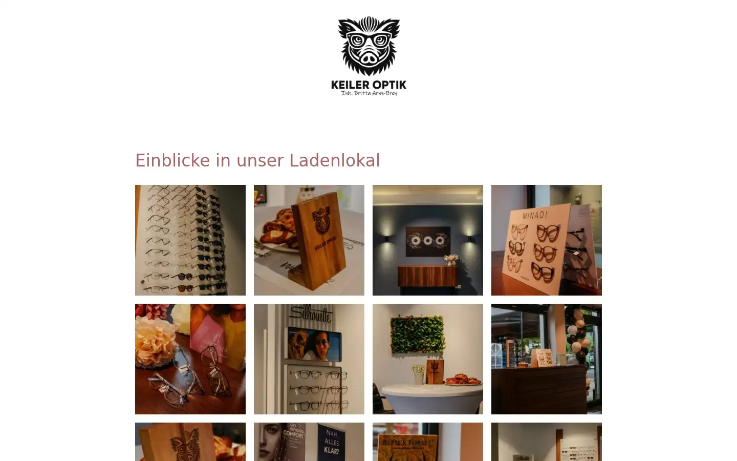 Screenshot of keiler-optik.com
