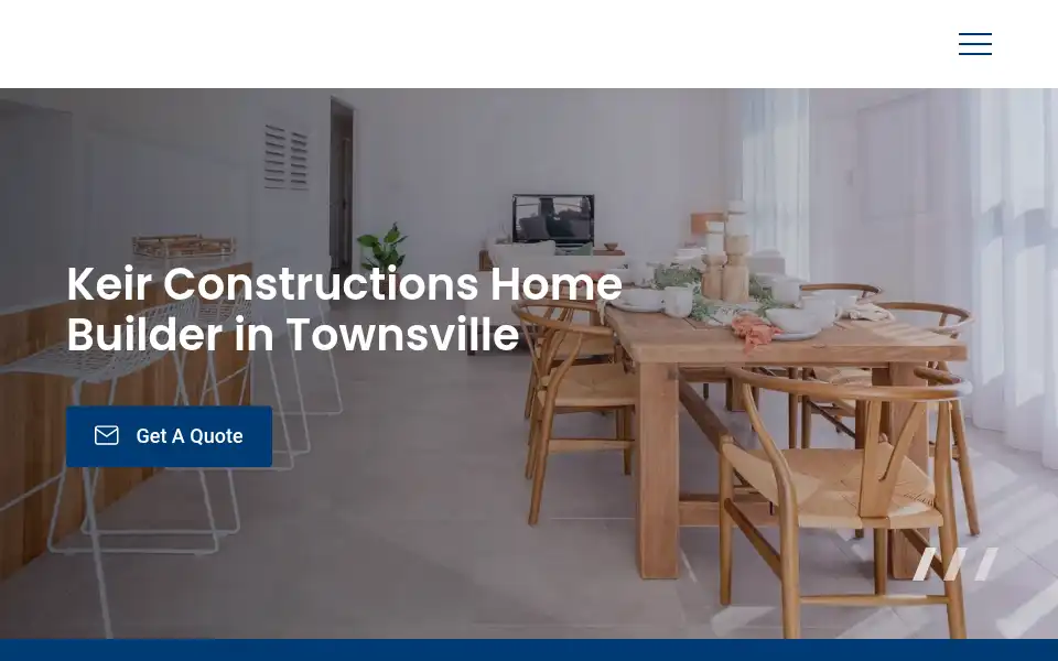 Screenshot of keirconstructions.com.au