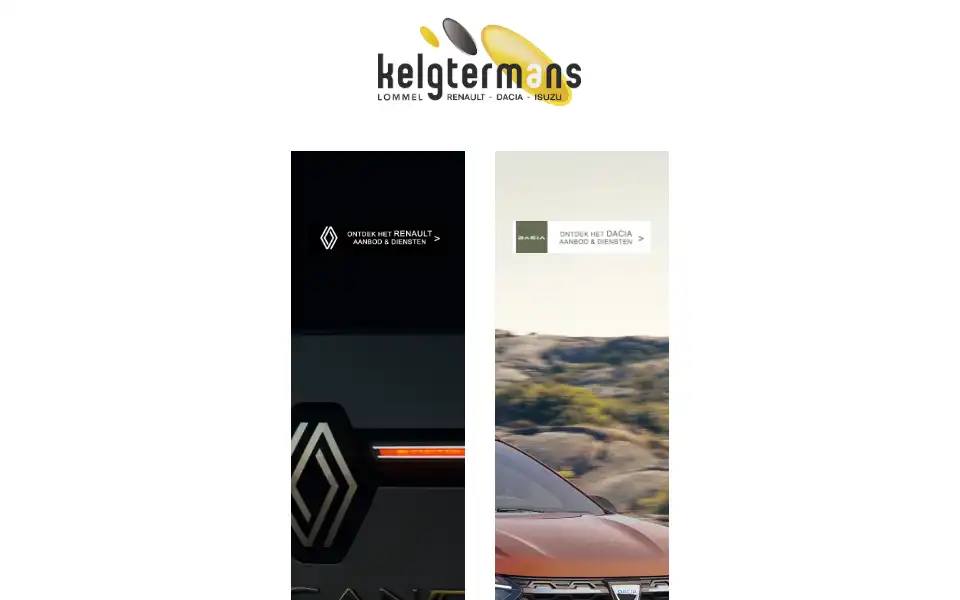 Screenshot of kelgtermans.be