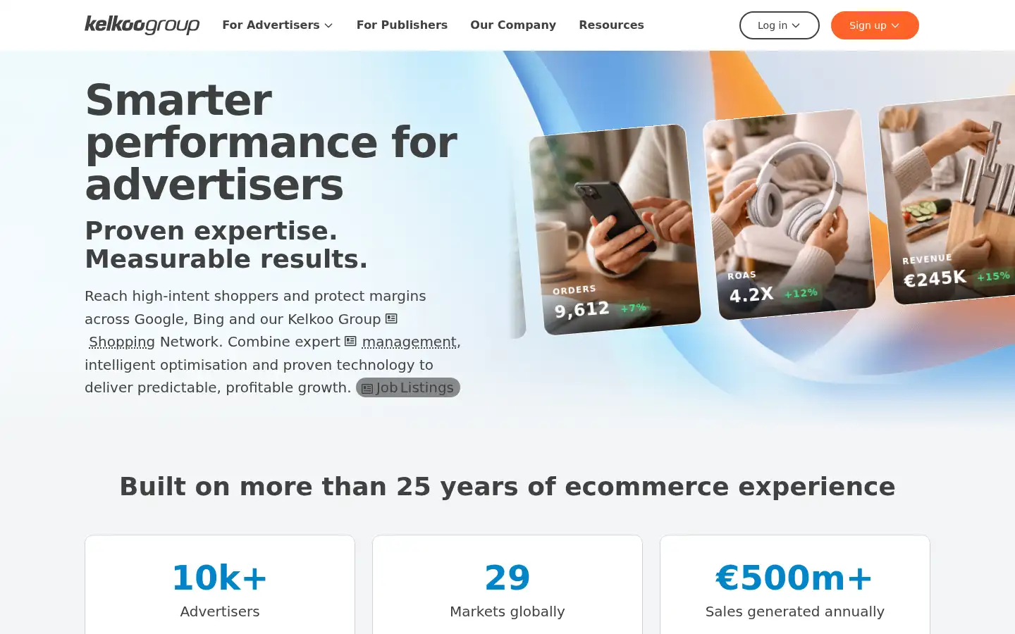 Screenshot of kelkoogroup.com