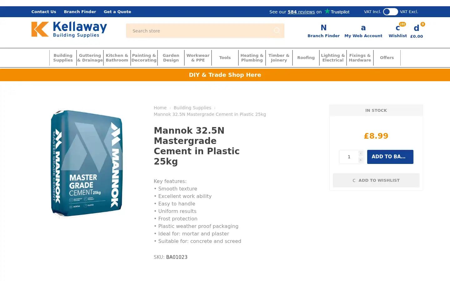 Screenshot of kellaway.co.uk