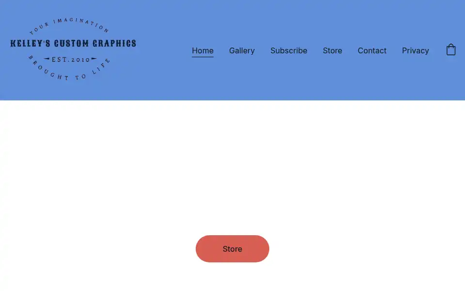 Screenshot of kelleyscustomgraphics.com