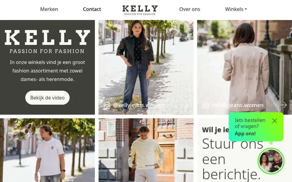 Screenshot of kellyjeans.nl