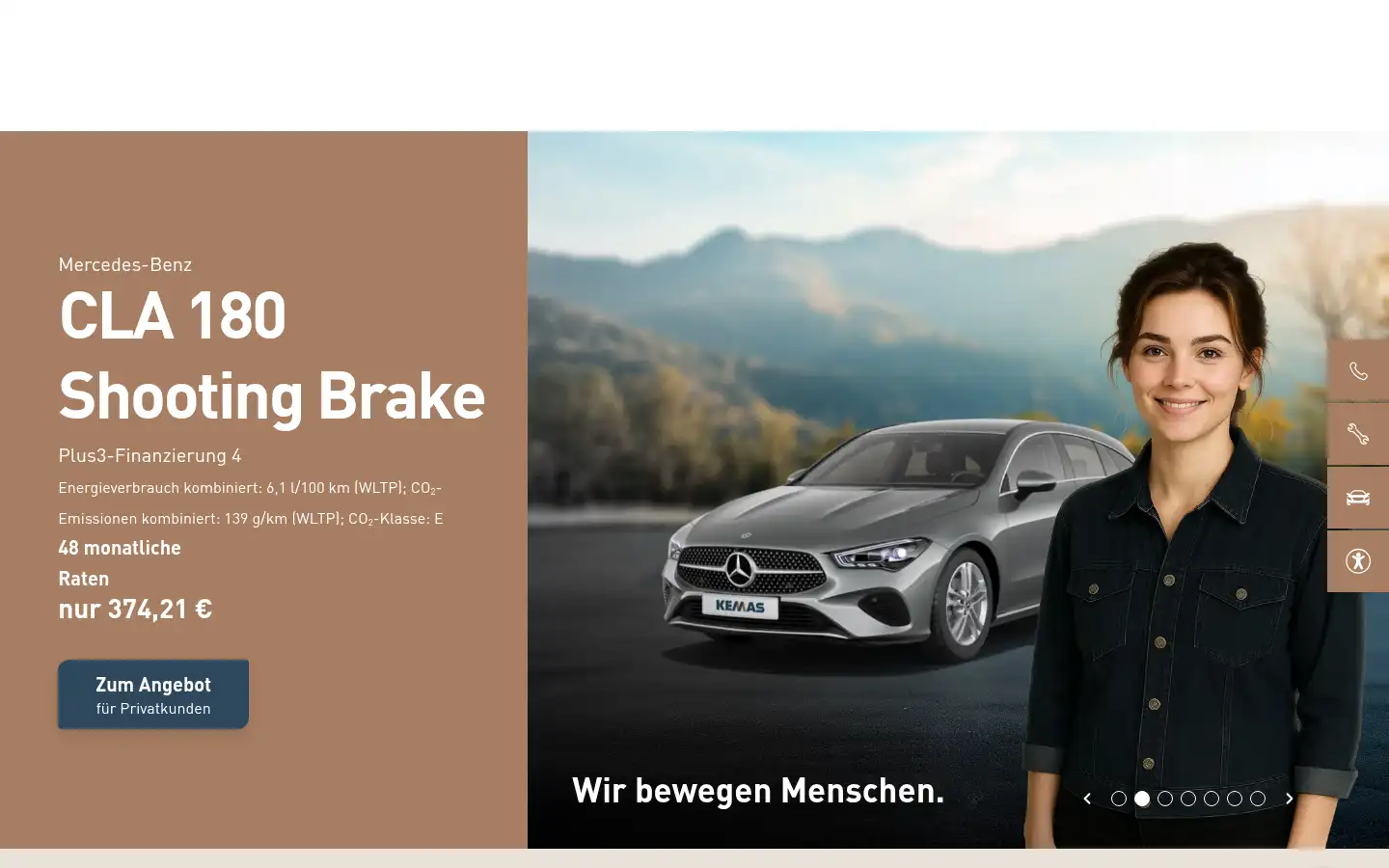 Screenshot of kemas.com