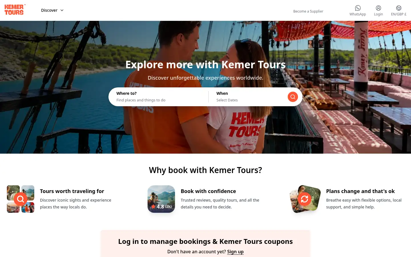 Screenshot of kemer.tours