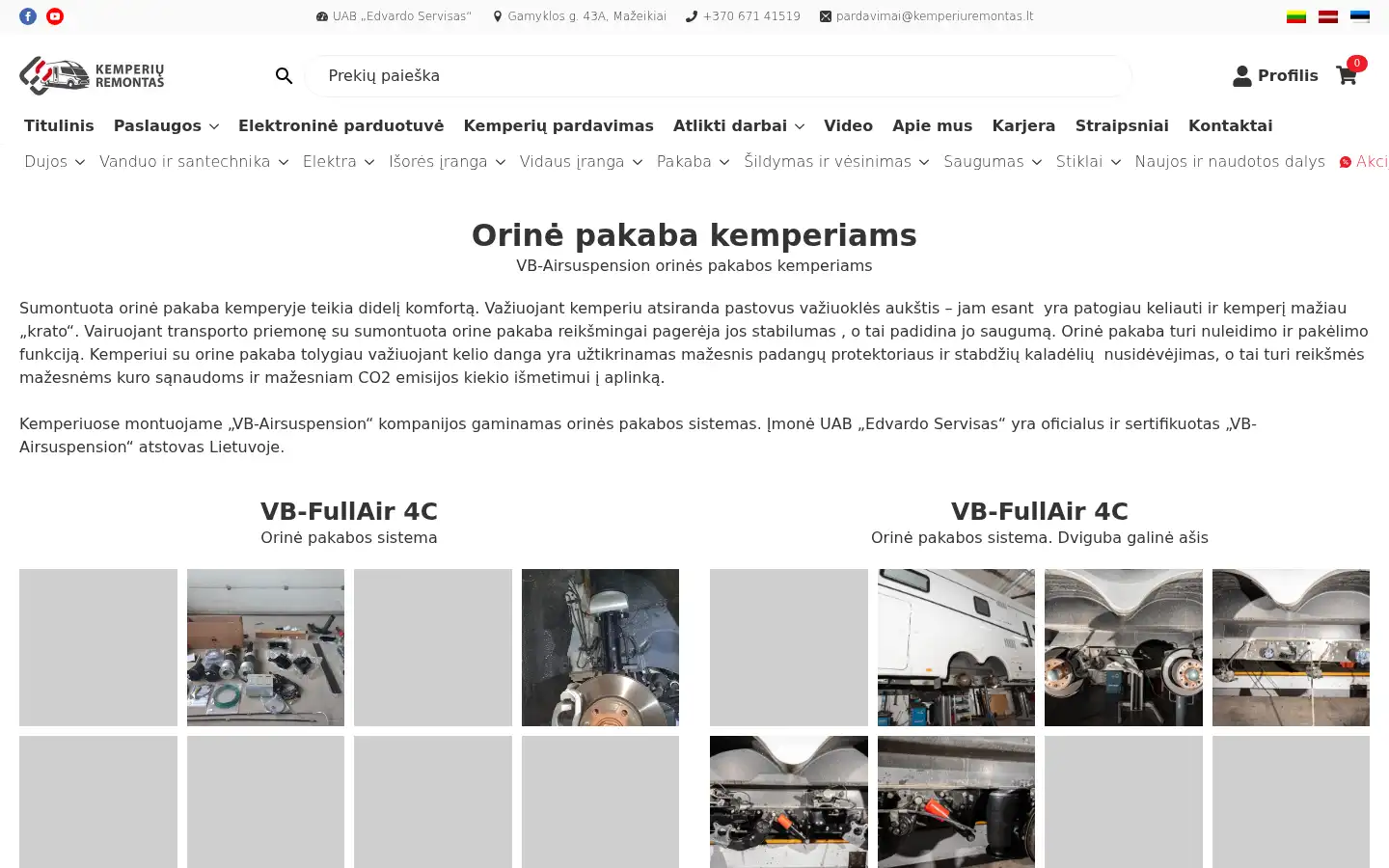 Screenshot of kemperiuremontas.lt