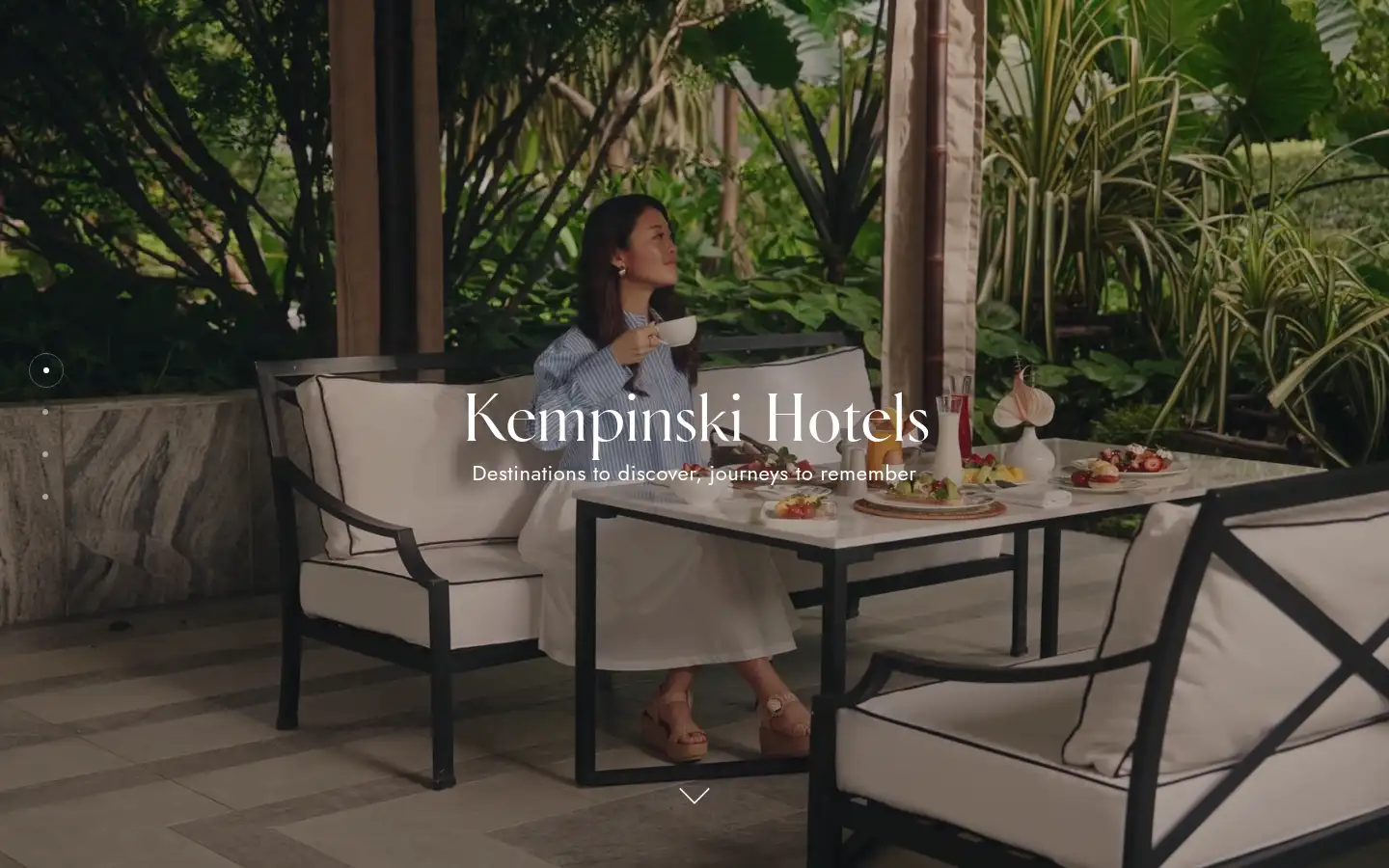 Screenshot of kempinski.com
