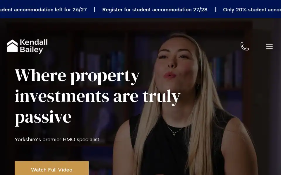 Screenshot of kendall-bailey.co.uk