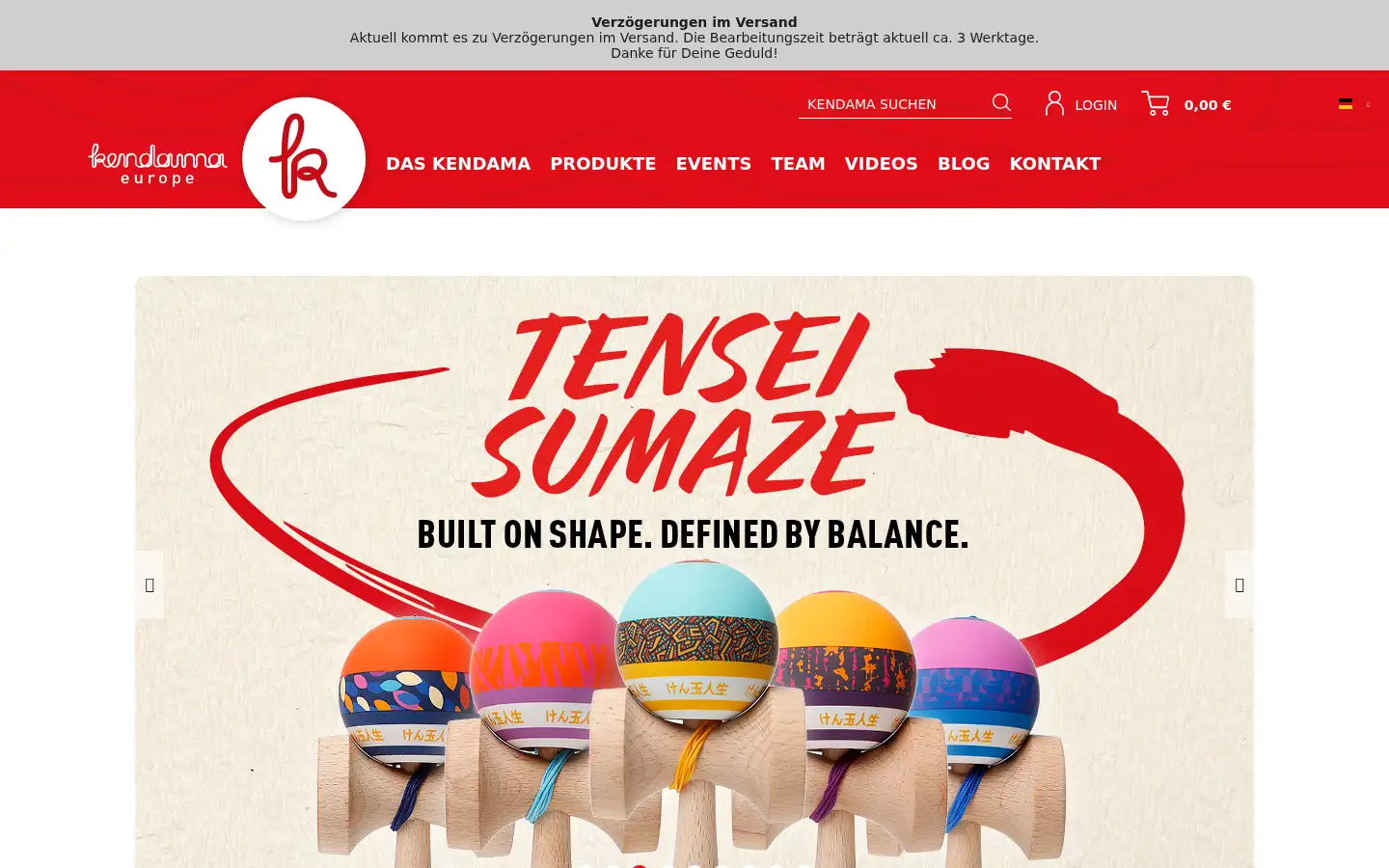 Screenshot of kendama.de