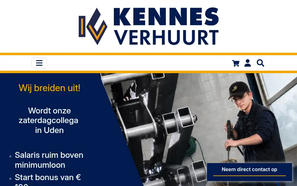 Screenshot of kennesverhuurt.nl