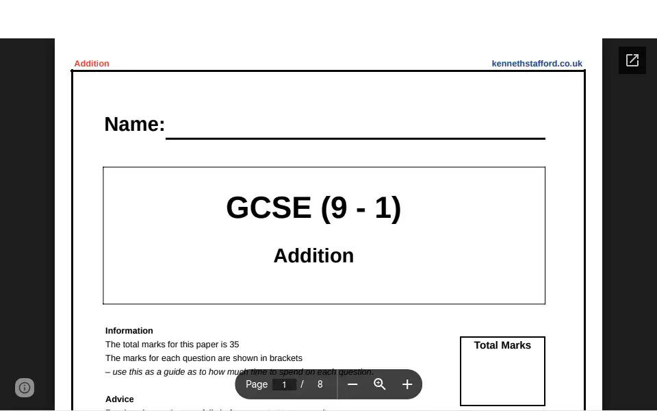Screenshot of kennethstafford.co.uk