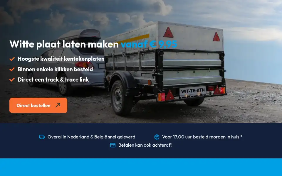 Screenshot of kentekenwinkel.nl