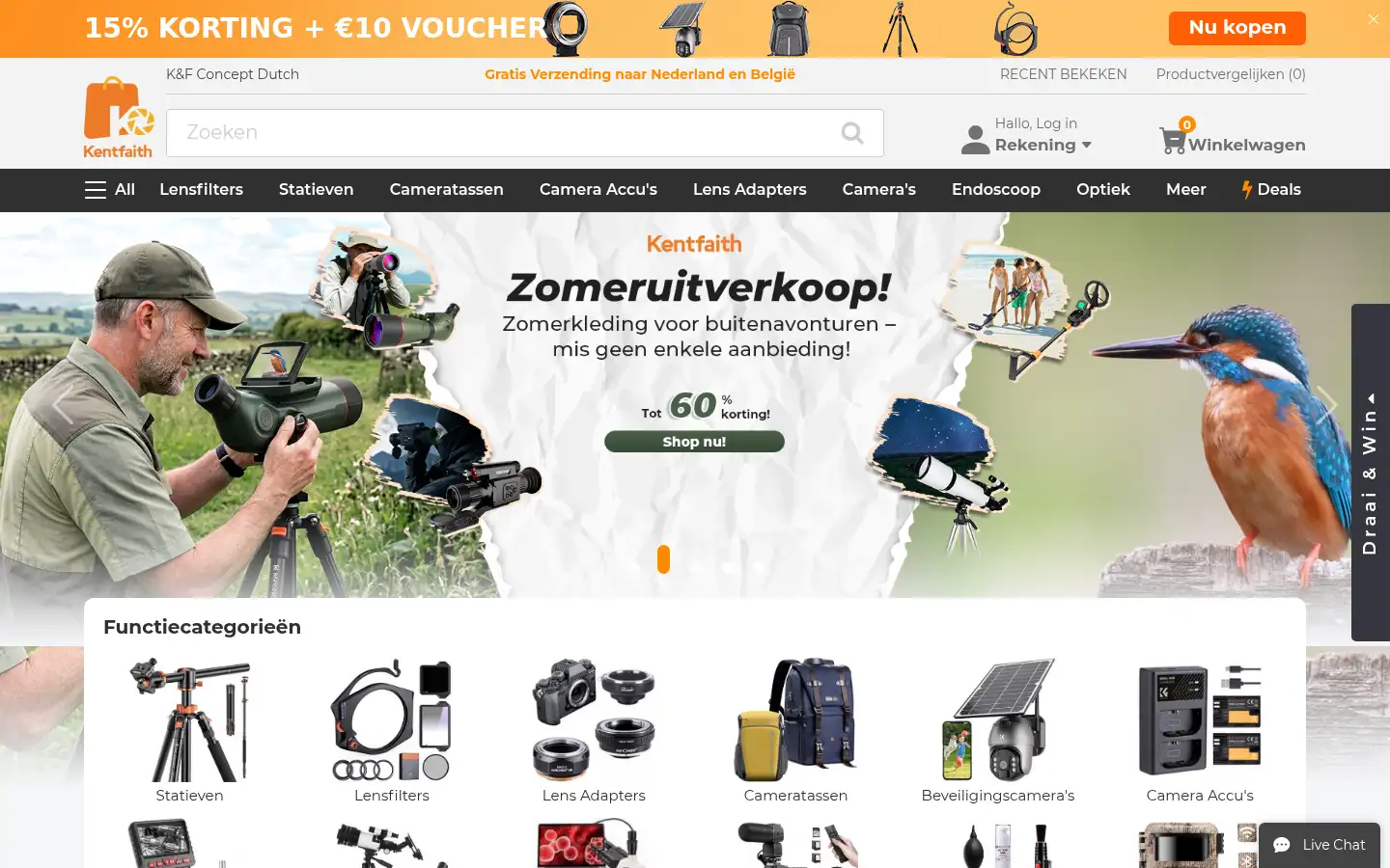 Screenshot of kentfaith.nl