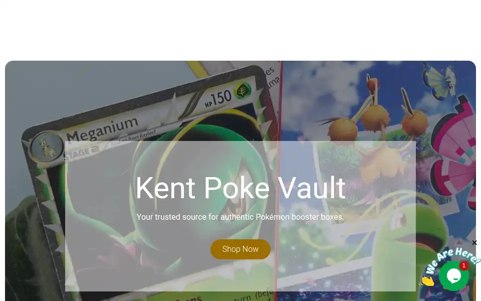 Screenshot of kentpokevault.com