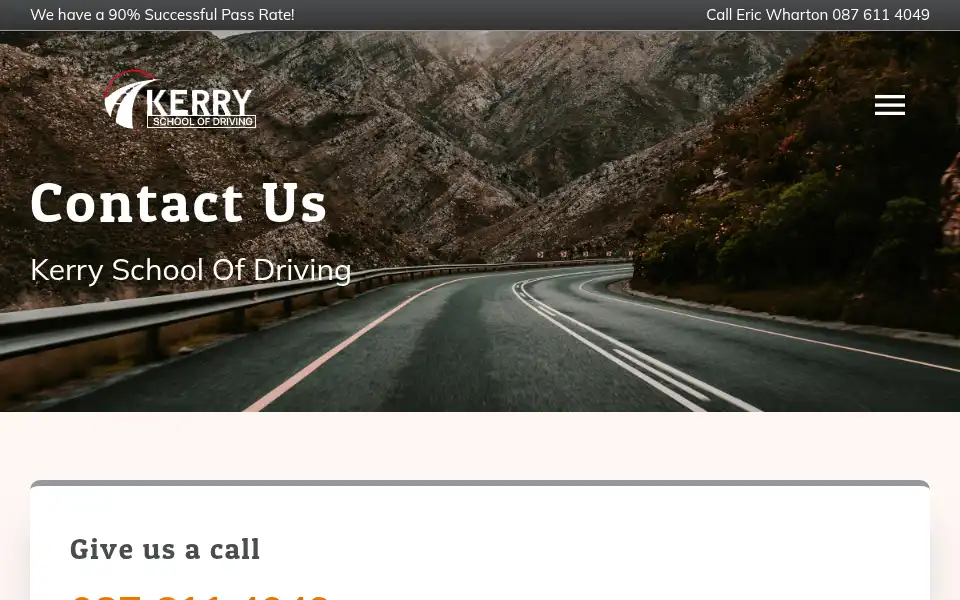 Screenshot of kerrydrivinglessons.com