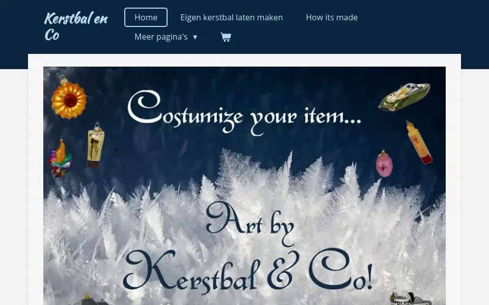 Screenshot of kerstbalenco.nl
