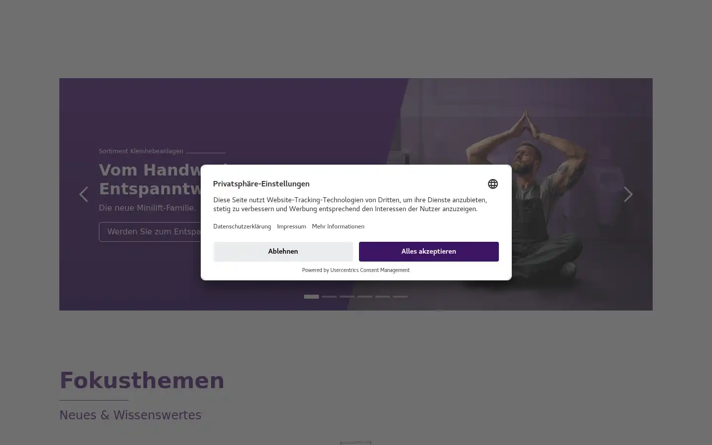 Screenshot of kessel.de