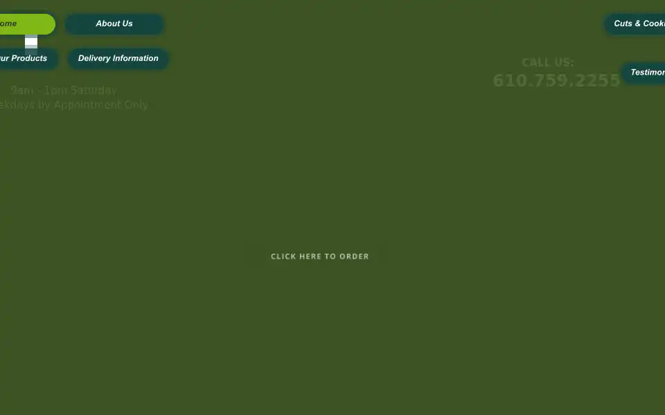 Screenshot of kesslerfarmmeats.com