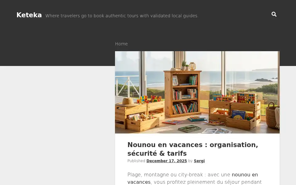 Screenshot of keteka.com