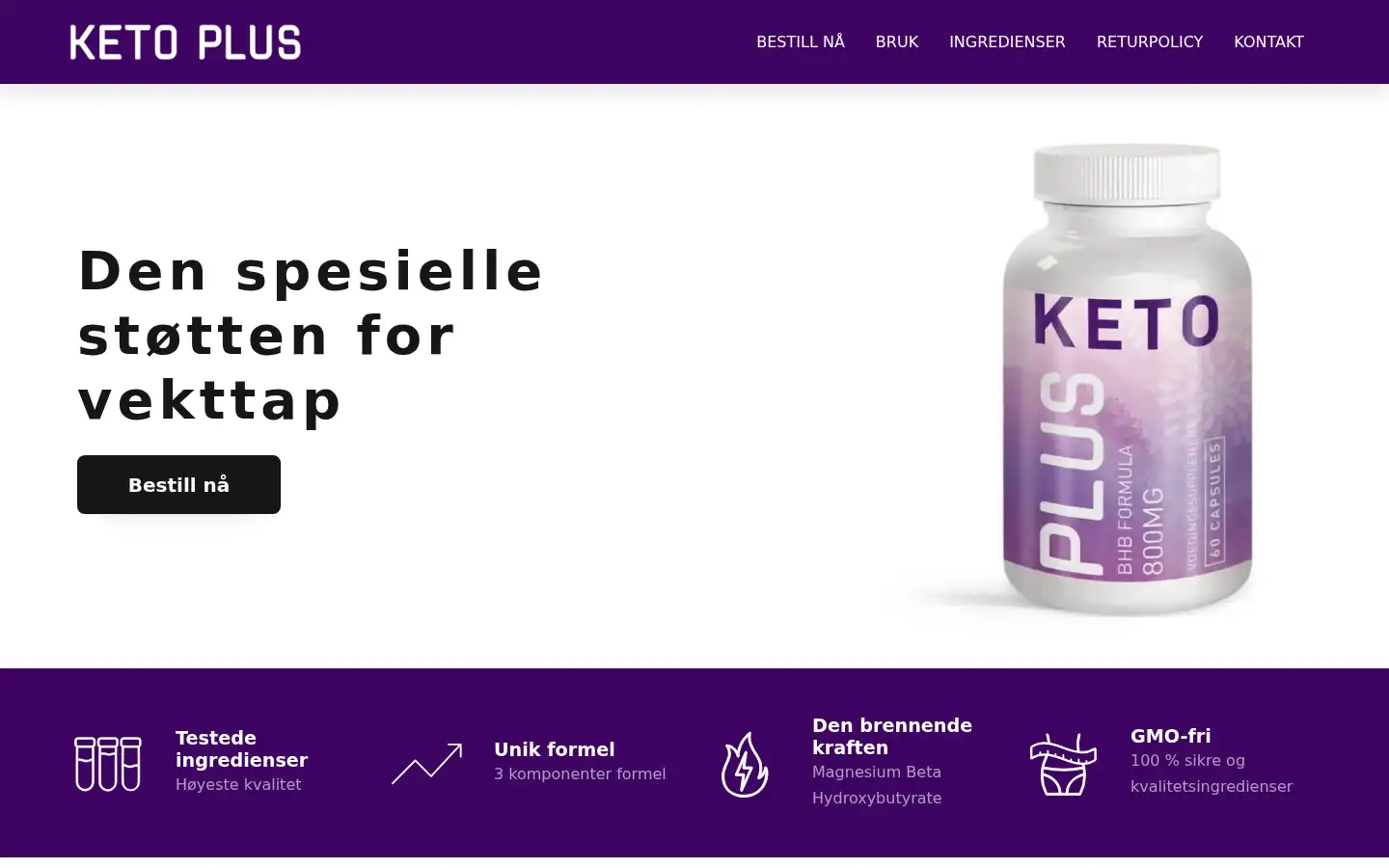 Screenshot of ketoplus.nl