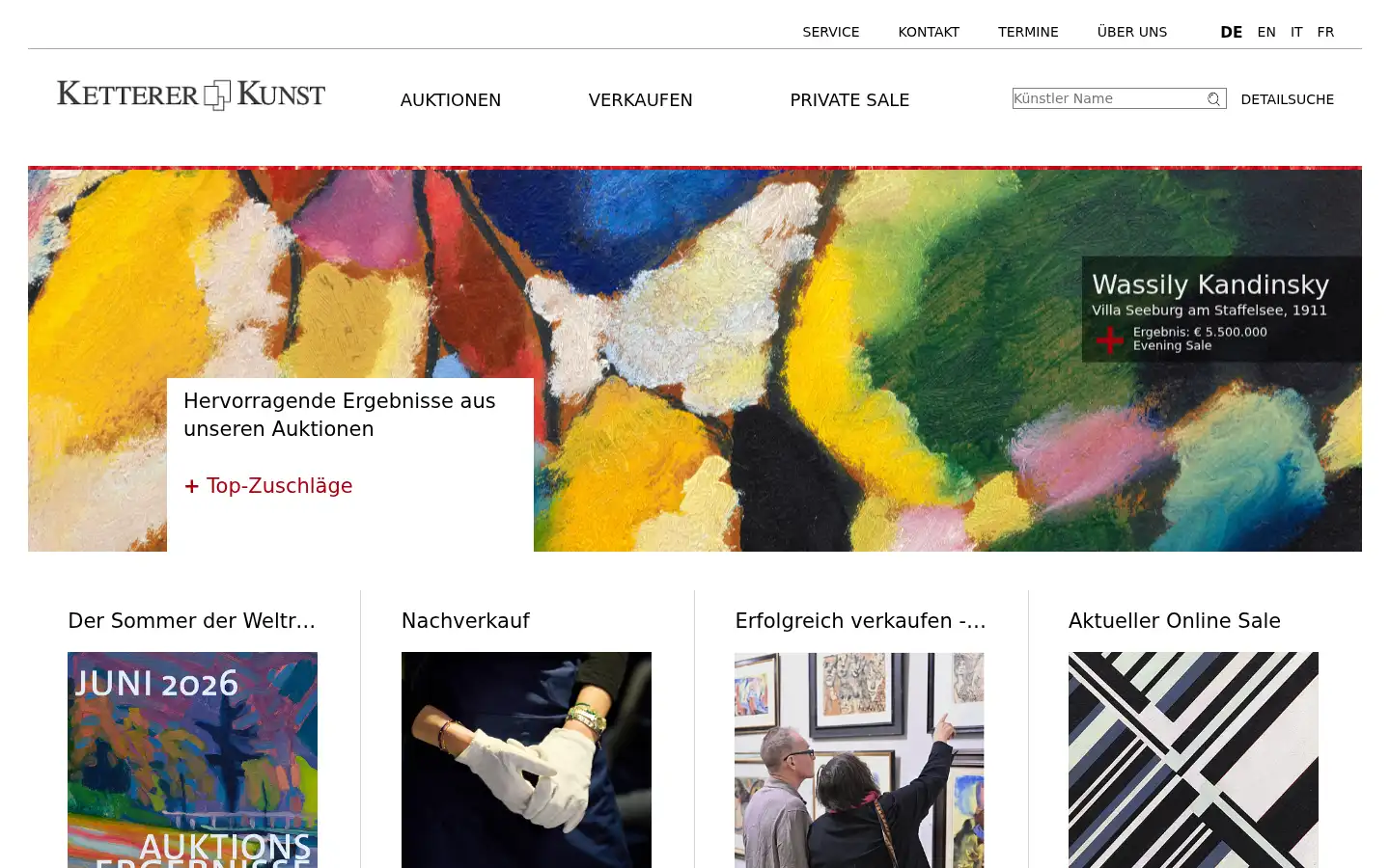 Screenshot of kettererkunst.de