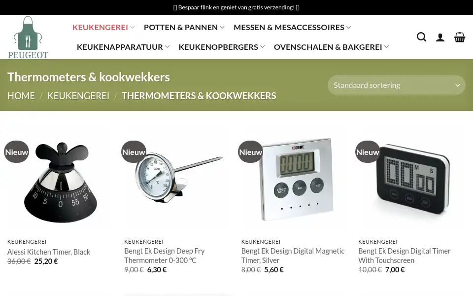 Screenshot of keukengeriefverkoop.com