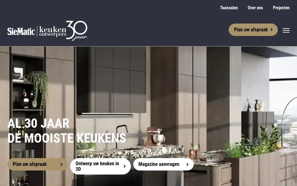 Screenshot of keukenontwerpers.com