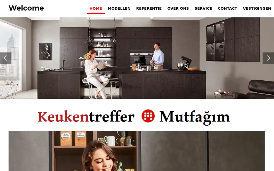 Screenshot of keukentreffer.nl