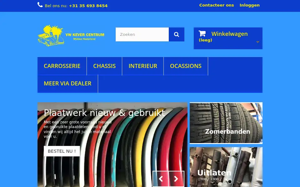 Screenshot of kevercentrum.shop