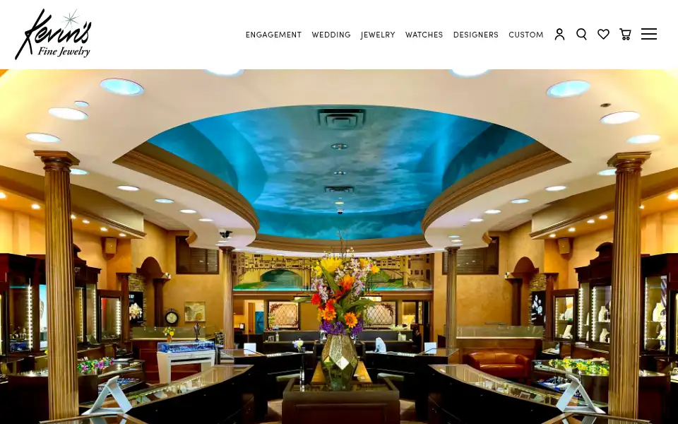 Screenshot of kevinsfinejewelry.com