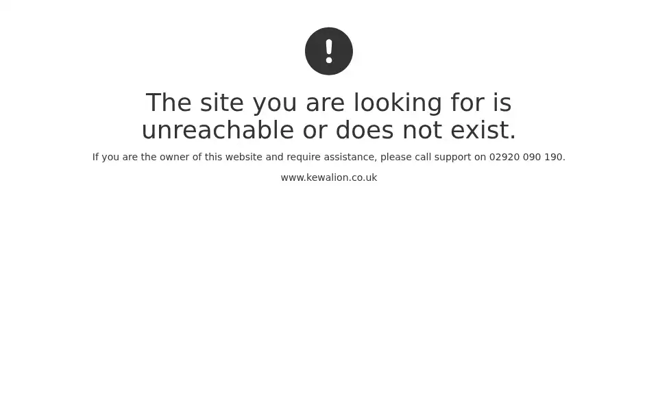 Screenshot of kewalion.co.uk