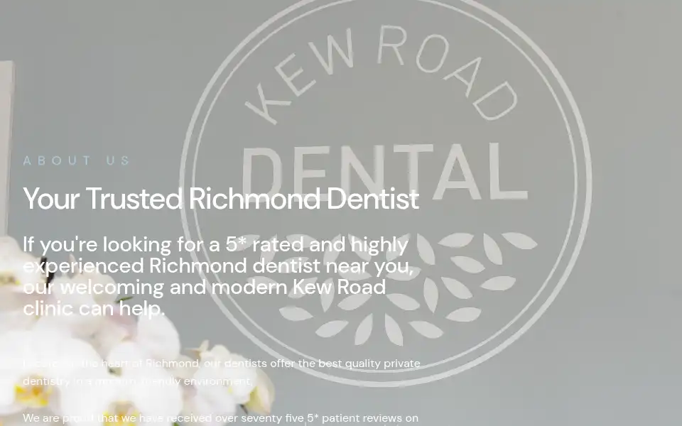 Screenshot of kewroaddental.co.uk