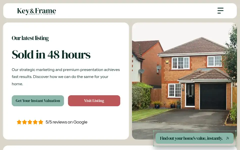 Screenshot of keyandframe.co.uk
