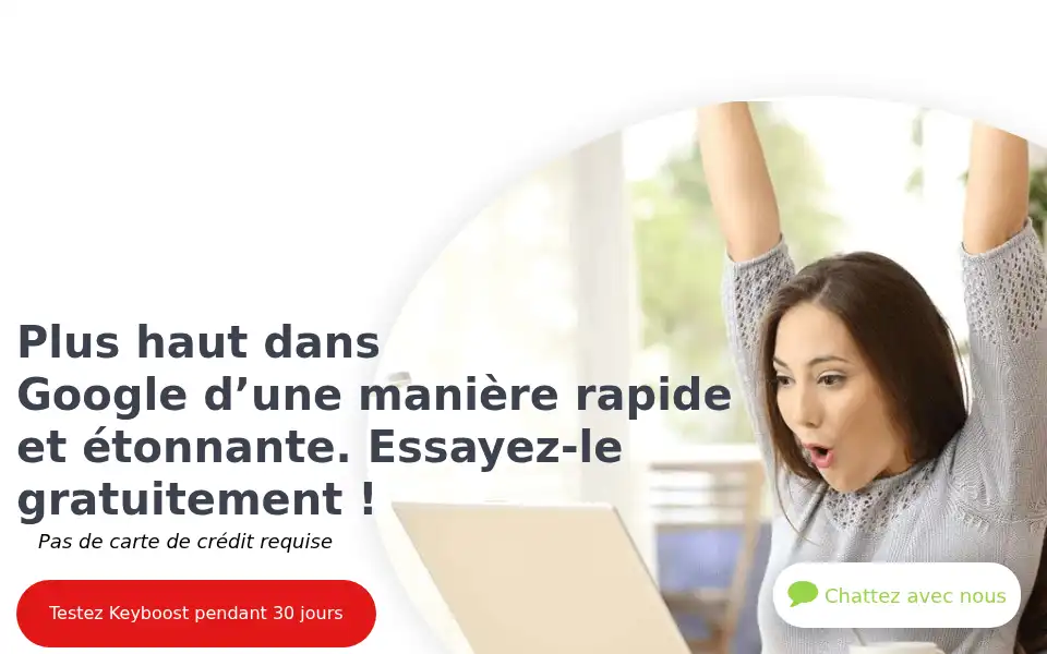 Screenshot of keyboost.fr