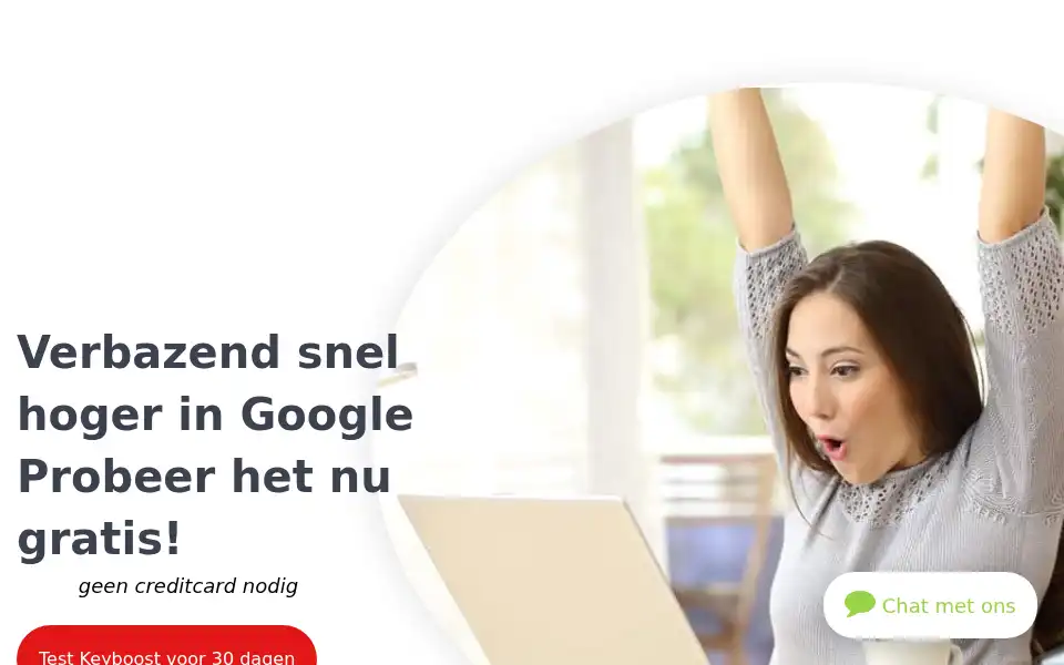 Screenshot of keyboost.nl
