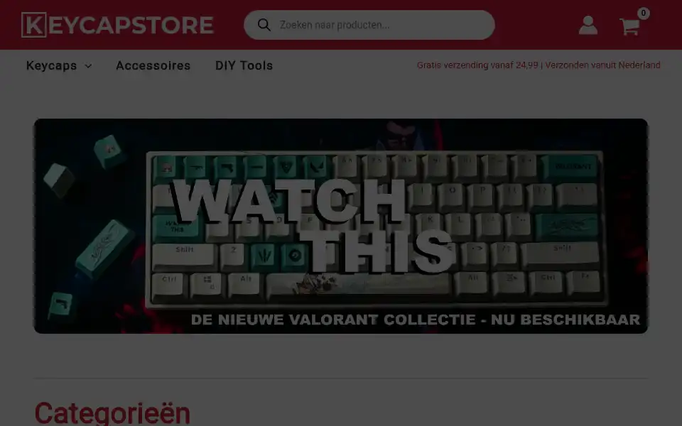 Screenshot of keycapstore.nl