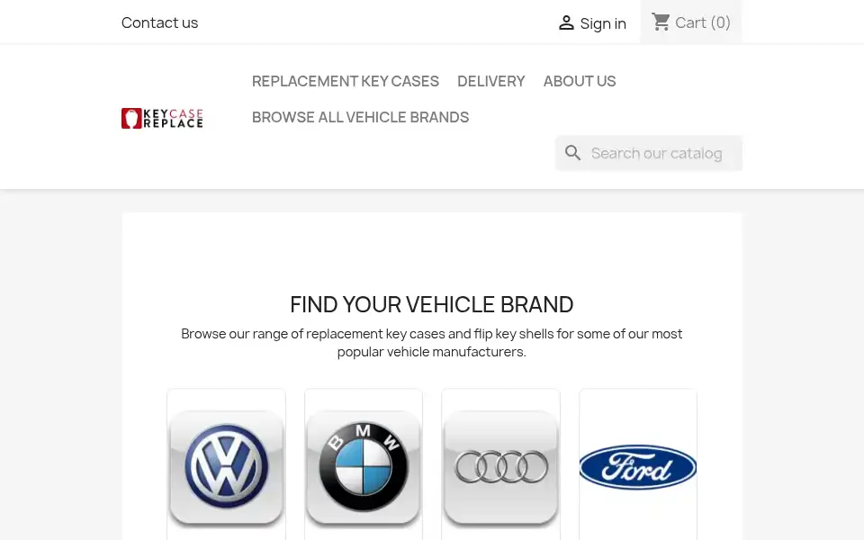 Screenshot of keycasereplace.co.uk
