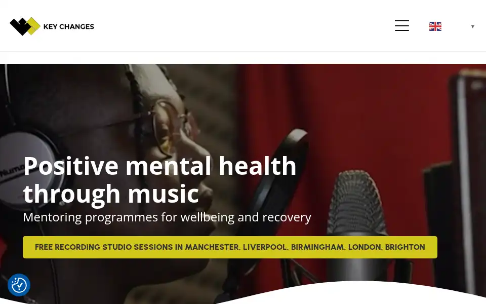 Screenshot of keychanges.org.uk