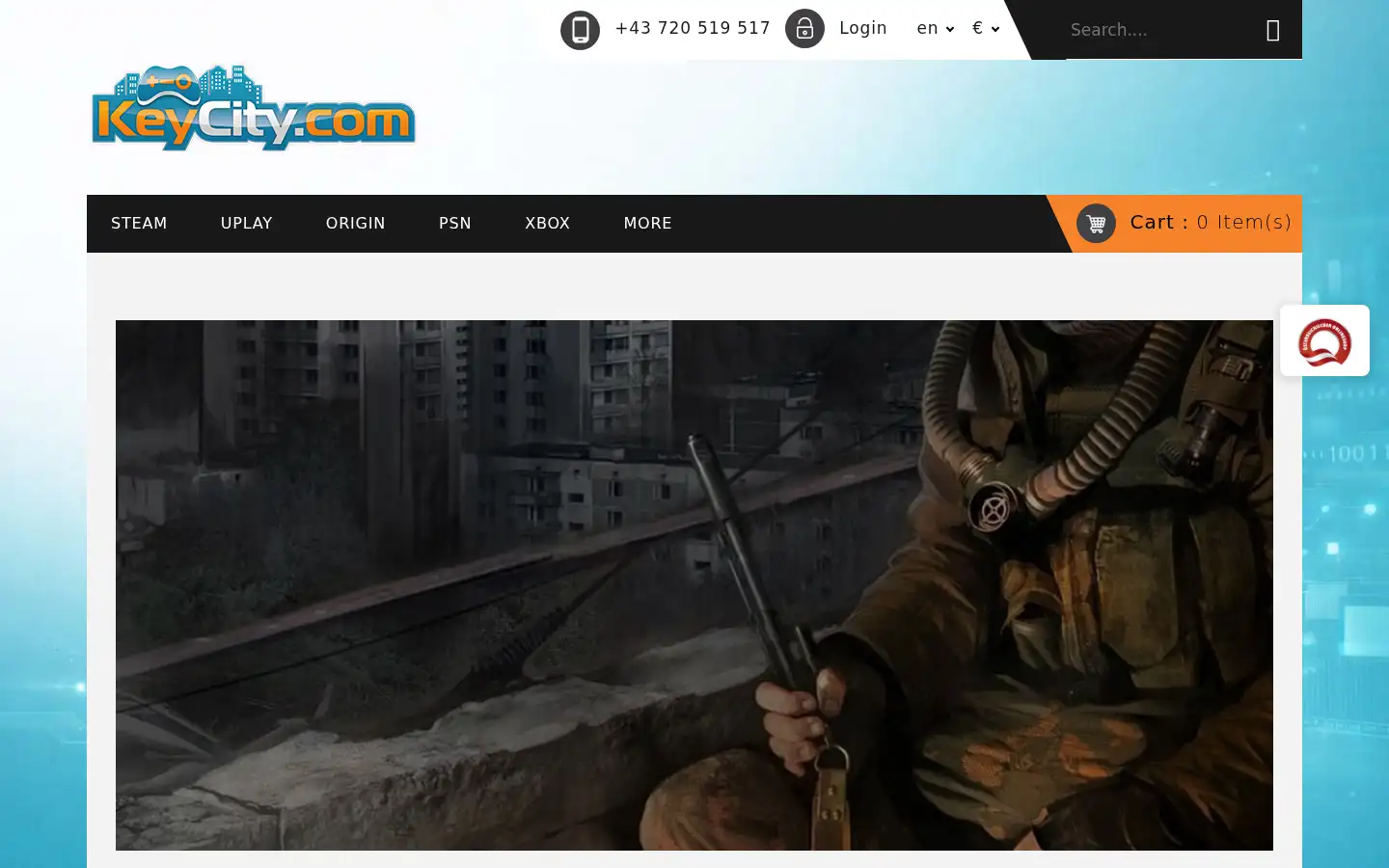 Screenshot of keycity.com