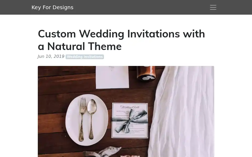 Screenshot of keyfordesigns.com